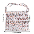 thumbnail image 2 of Egg Collecting Chicken Print Gardening Apron Durable Polyester Farm Harvesting Poultry Care With Multiple Pockets Design, 2 of 4