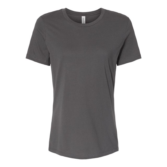 BELLA+CANVAS 6400 - T-Shirt en Jersey à Manches Courtes Décontracté, TG, Asphalt