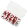 thumbnail image 4 of 100pcs Treble Fishing Hooks,  High Carbon Steel Treble Hooks With Storage Box For Fishing Tackle Gift, 4 of 8
