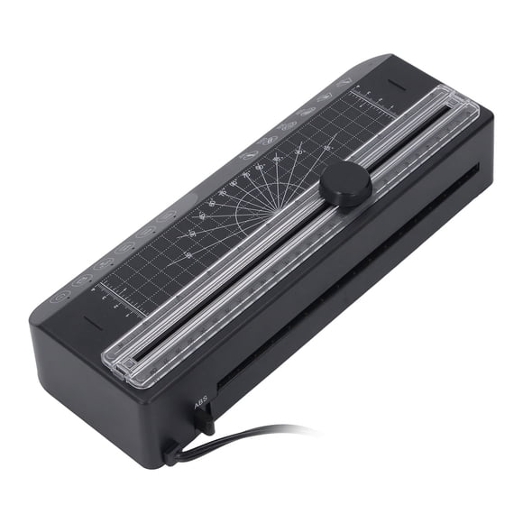 A4 to 3 Inches Laminator Machine, Multifunctional Hot and Cold Thermal Laminator for Photos Menus Documents, Portable Paper Card Lamination Machine for Home School Office
