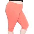 thumbnail image 1 of Stretch Is Comfort Women's Plus Size Knee Length Leggings| Adult X-Large - 7x, 1 of 5