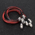 thumbnail image 2 of Keenso 8PCS 5mm Phares et Feux Arrière LED Feux RC Modèle Voiture de Dérive Accessoire, 2 of 8