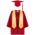 thumbnail image 2 of Kids Graduation Robe Graduation Cap and Gown Kids Set with Tassel Graduation Gifts for Kids 4-5 Years Kids Clothes, 2 of 8