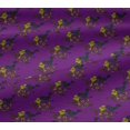 thumbnail image 5 of oneOone Viscose Jersey Fabric Leaves|Bird & Floral Block Print Sewing Fabric BTY 60 Inch Wide, 5 of 5