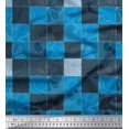 thumbnail image 1 of Soimoi Polyester Crepe Fabric Flower Artistic Printed Craft Fabric by The Yard 52 Inch Wide, 1 of 3