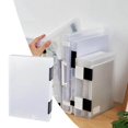 thumbnail image 2 of Boîte de Rangement Portable Transparente à Double Boucle PP Organisateurs Transparents avec Poignée Conteneurs A5 Épais Noir, 2 of 9