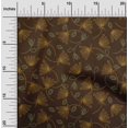 thumbnail image 1 of oneOone Silk Tabby Fabric Leaves & Floral Artistic Print Fabric BTY 42 Inch Wide, 1 of 1