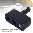 thumbnail image 3 of Car Cigarette Lighter Socket Adapter Spliter Charger DC Power, 3 of 11