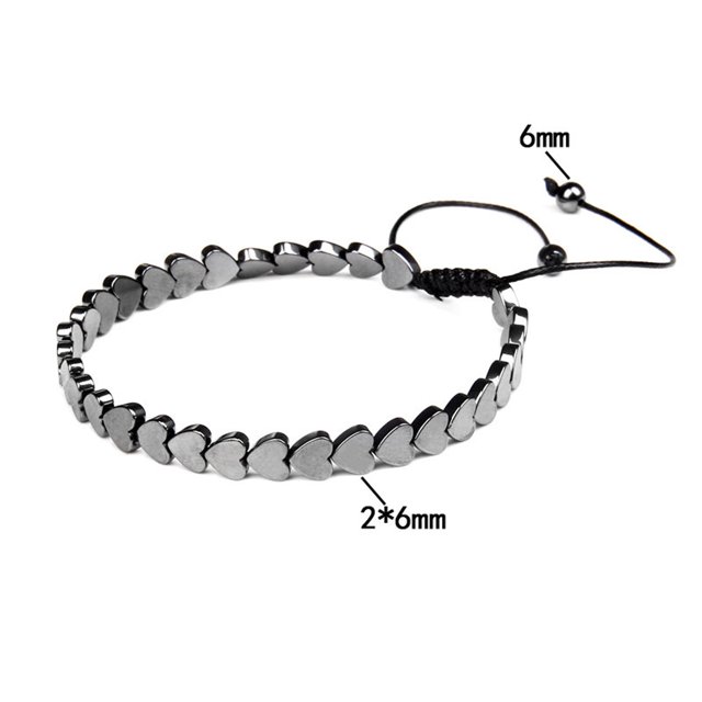 Pompotops Liquidation de Produits de Beauté, Cadeaux Beauté pour Femmes, Bracelet Magnétique en Pierre Biliaire Noire Pierre Énergétique Forme Santé Bracelet Tissé Rétro