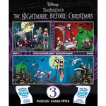 Ceaco Nightmare Before Noël 3 Dans 1 Puzzle de puzzles interlocking multipack pour les adultes âgés de 14 à 99 ans