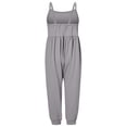 thumbnail image 4 of Girls Overall Sleeveless Rompers for Girls Spaghetti Strap Rompers with Pockets Summer Outfits for Girls 4T, 4 of 5