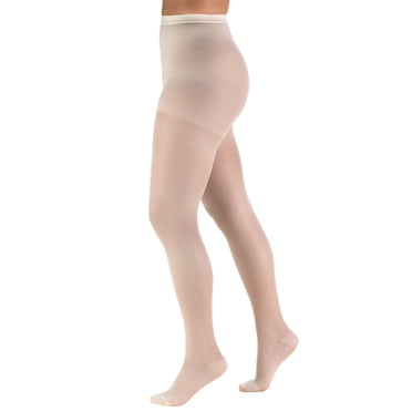Truform Collants Transparents : 15 - 20 mmHg, Ivoire, Très Grand