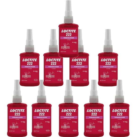 Loctite 222 Threadlocker Adhesive 50ml Pack of 10 Pieces