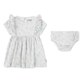 thumbnail image 1 of Ensemble 2 pièces Robe en Jacquard Froncé pour Bébé Fille Huggies Happy Hugs, 1 of 4