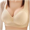 thumbnail image 1 of Bras for Women Plus Size Wireless Underwear Push Up Bra Everyday Bralettes, 1 of 4