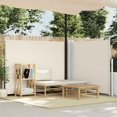 thumbnail image 1 of vidaXL Retractable Side Awning Cream 140x1000 cm, 1 of 5