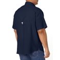 thumbnail image 2 of PFG Tamiami II Short Sleeve Shirt, 3X, Collegiate Navy, 2 of 8