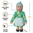 thumbnail image 3 of 25 Pouces Granny, Hispanic Grandmother, Corps Entier, Style Ventriloque Puppet, 3 of 6