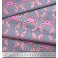 thumbnail image 2 of Soimoi Rayon Fabric Dot,Leaves & Floral Decor Fabric Printed Yard 42 Inch Wide, 2 of 3
