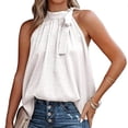 thumbnail image 4 of SMihono Hauts pour Femmes Débardeur pour Femmes Été Femme Dos Nu Col Rond Sans Manches T-Shirt à Imprimé Léopard Hauts Débardeurs pour Femmes Hauts d'Été pour Femmes, 4 of 4