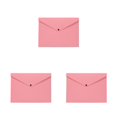thumbnail image 2 of Youkk Convenient File Document Bag Store And Sort With Ease Easy Access To Supplies Felt Folder Organizer pink 3Set, 2 of 6