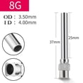thumbnail image 1 of 1 Pce Aiguille de Machine Distributrice 25 mm Aiguille de Machine Distributrice en Acier Inoxydable Aiguille d'Injection de Colle Industrielle 8 g-30 g Fluides 8 g, 1 of 9