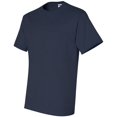 thumbnail image 2 of Jerzees T-Shirt à Col Ras du Cou à Manches Courtes avec Poche pour Hommes DRI-POWER Active, 4X, J Marine, 2 of 5