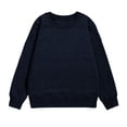 thumbnail image 5 of Timegard Chandails à Col Rond pour Garçons et Filles, Enfants, Automne Hiver, Molleton, Épaules Tombantes, Chandail à Enfiler, Couleur Unie, 5 of 5