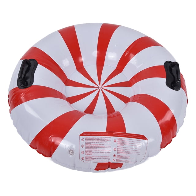 Tube de Neige, Tube de Ski de Neige Rouge+blanc Résistant à l'Abrasion, Étanchéité à l'Air pour le Ski pour l'Extérieur