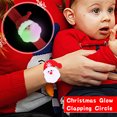 thumbnail image 1 of XZNGL Christmas Glow Bracelet Clap Circle, 1 of 5