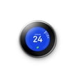 thumbnail image 4 of Google Nest Learning Thermostat - 3rd Generation - Stainless Steel, 4 of 6