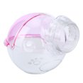 thumbnail image 1 of Lovely Hamster Running Exercise Wheel Toy, Clear Plastic, Easy To Clean, Odor , Litter Scatter Cover Ideal For Small Pets, 1 of 8