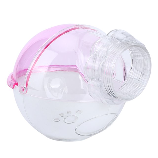 Lovely Hamster Running Exercise Wheel Toy, Clear Plastic, Easy To Clean, Odor , Litter Scatter Cover Ideal For Small Pets