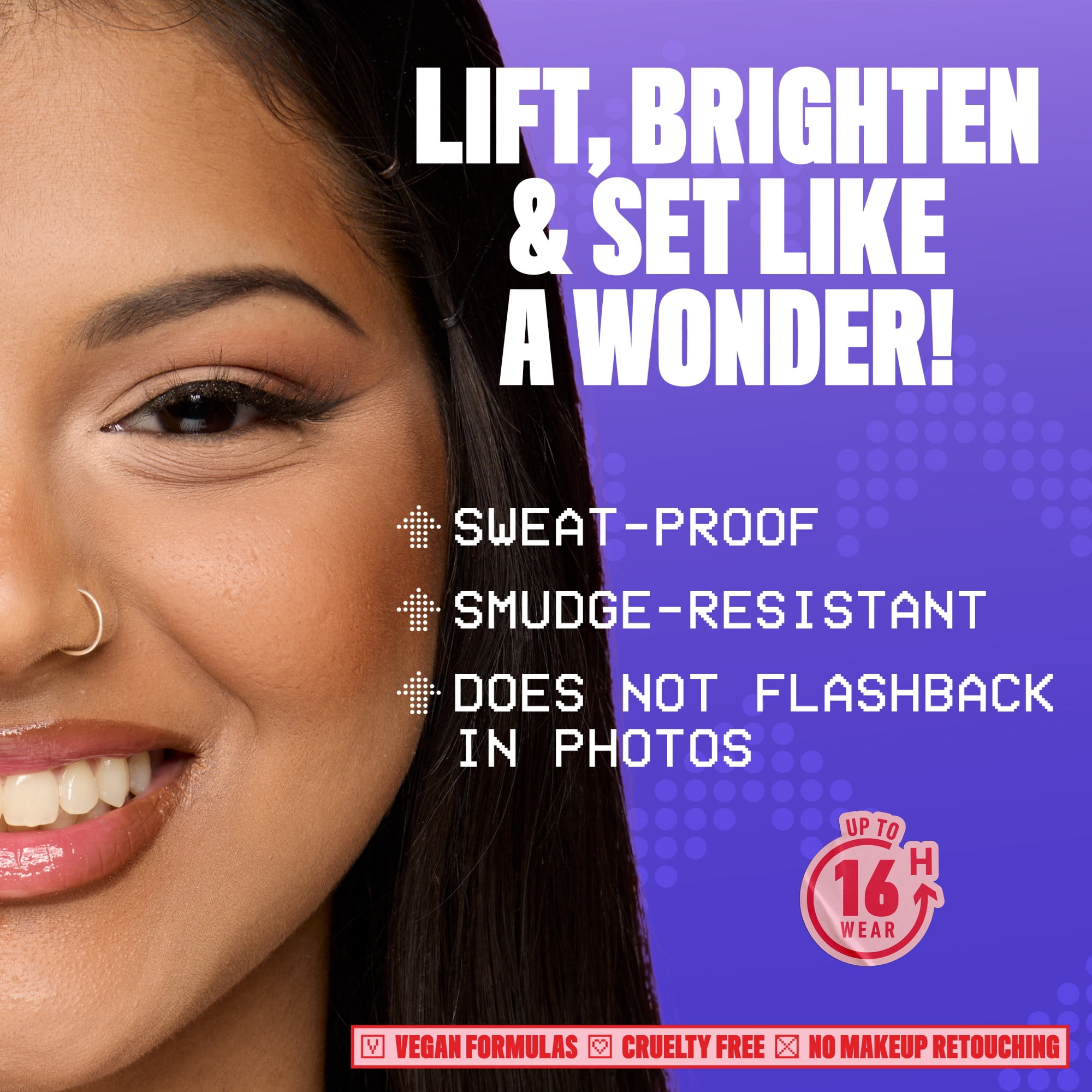 NYX Professional Makeup Wonder Snatch Poudre Libre Fixatrice, Sugar Serve