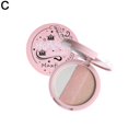 thumbnail image 3 of Three Color Contouring Palette Highlight Shadow Powder Contouring Plate Smooth T3b9, 3 of 8