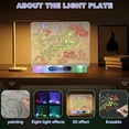 thumbnail image 4 of 3D Magic Drawing Pad 3D Light Board Tracing and Drawing Pad Painting Kit with LED Lamp Holder Reusable 3D Magic Painting Board for 4 5 6 7 8 Years Old Kids, 4 of 5