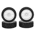 thumbnail image 1 of RC Wheel Tires, For 1/10 Wheels Tires Improving Stability White Black  For PTG 2 03, 1 of 8