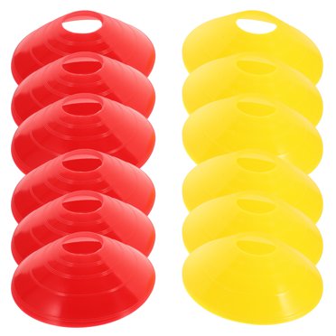 12 Pcs Disques de Marquage pour Exercice de Soccer Marqueurs d'Entraînement de Soccer Disques de Signalisation de Soccer