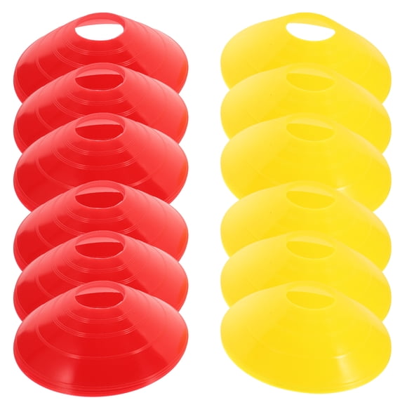 12 Pcs Disques de Marquage pour Soccer, Exercices, Soccer, Marqueurs d'Entraînement, Disques de Signalisation Soccer