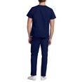 thumbnail image 4 of Adar Mens Medical Scrubs Set Medical Uniforms - Roomy Fit (30 Colors), 4 of 7