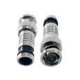 thumbnail image 1 of FiveStarCable Connecteurs Coaxial BNC Mâle RG59 Lot de 100 Pcs, 1 of 2