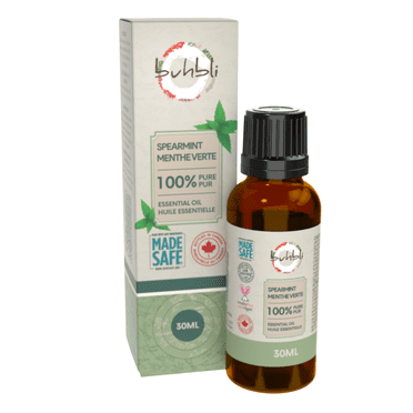Buhbli Brands - 100% Pure Spearmint Essential Oil, 30ml, All Natural and Pure - Bottled in Canada