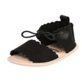 thumbnail image 4 of Baby Sandals Summer Baby Girls Solid Color Soft Sole Shoes, 4 of 6