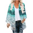 thumbnail image 2 of Nouveaux Hauts pour Femmes 2023 Mode Grande Taille Manches Longues Col Rond Blouse Imprimée Automne Chandail Décontracté Hauts Chemise Manches Longues pour Femmes, 2 of 5