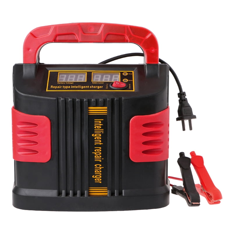 350W 14A AUTO Adjust LCD Charger 12V-24V Car Jump Starter Portable
