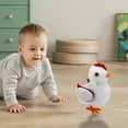 thumbnail image 4 of Electronic Walking & Chirping Chicken Plush Toy, Interactive Pet Companion for Kids, Battery-Powered Stuffed Animal, 4 of 8