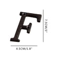 thumbnail image 2 of weibbin Creative Alloy House Wrought Iron Number with Wrought Iron Nails Pattern, Black Address Number Sign for Outside, Rustic Mailbox Number for Yard and House, 2 of 2