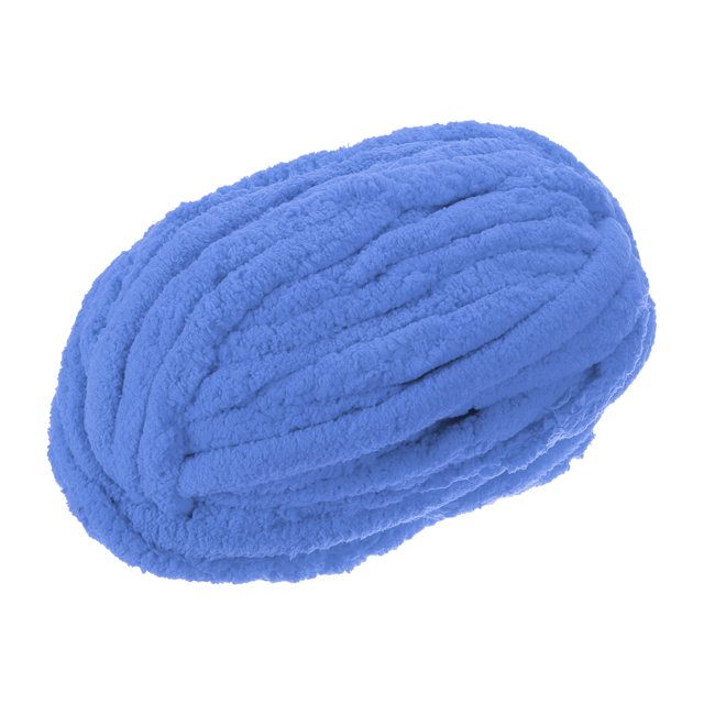 Unique Bargains Fil Chenille Épais en Polyester Bleu Saphir, 1 Pce