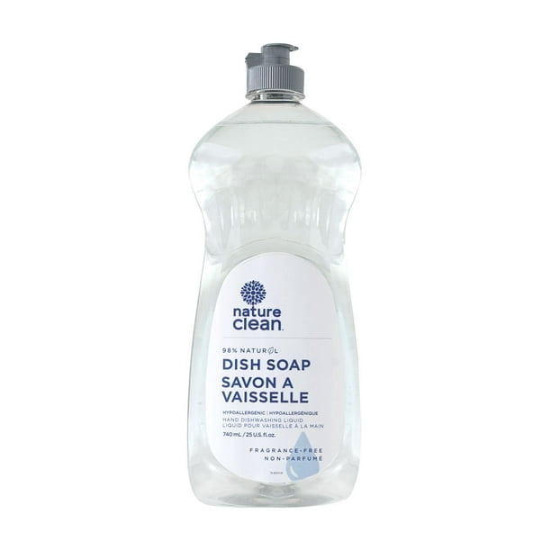 Nature Clean Dishwashing Liquid - Fragrance Free, Fragrance Free 740ml