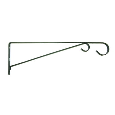 Panacea Hanging Plant Bracket, 15", Steel, Black